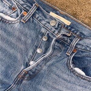 Women's Blue Denim Ankle Jeans